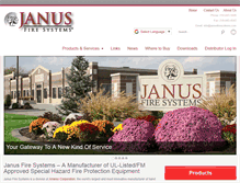 Tablet Screenshot of janusfiresystems.com